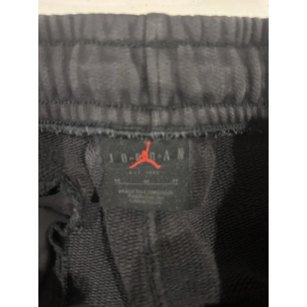 Nike Air Jordan Workman Fleece Jogger Sweatpants Mens Medium Charcoal FZ3954 045